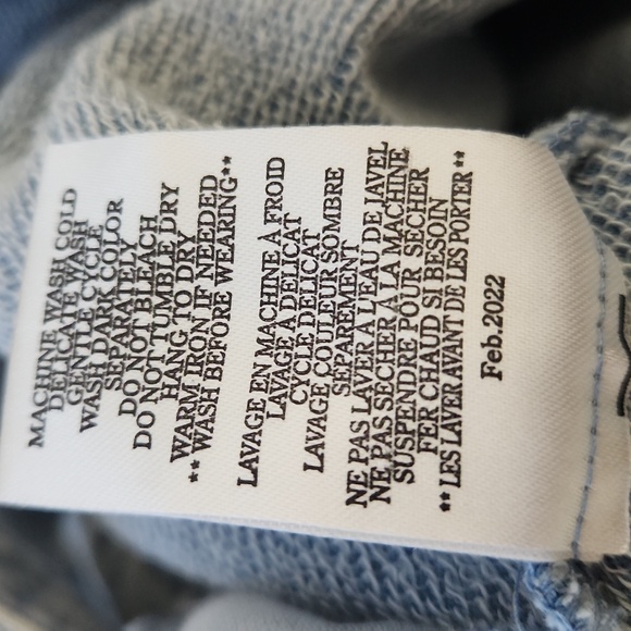 Z Supply Easy Rider Knit Romper in Washed Indigo Size Small - Picture 11 of 12